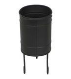 Black Round Snacks Platter