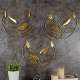 Mango Leaves Wall Decor Set of 3