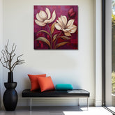 Feminine Touch Elegant Flower Wall Art