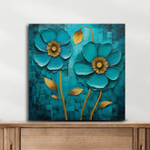 Garden Oasis Serene Flower Wall Decor