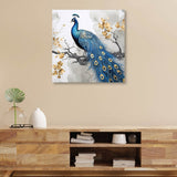 Peacock Canvas Painting for Home, Bedroom & Living Room