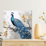 Peacock Canvas Painting for Home, Bedroom & Living Room