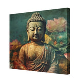 Gautam Buddha Canvas Painting for Home, Bedroom & Living Room