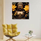 Gautam Buddha ji Canvas Painting for Home, Bedroom & Living Room