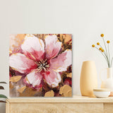 Red Flower Canvas Painting for Home, Bedroom & Living Room