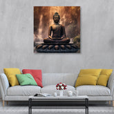 Gautam Buddha Wall Art Canvas Painting for Home, Bedroom & Living Room