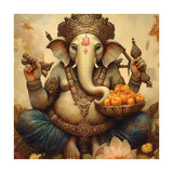 Ganesh ji Canvas Painting for Home, Bedroom & Living Room