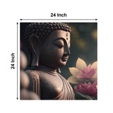 HD Gautam Buddha Canvas Painting for Home, Bedroom & Living Room