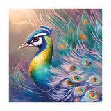 Beautiful Peacock Art Canvas Painting for Home, Bedroom & Living Room