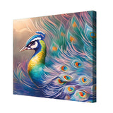 Beautiful Peacock Art Canvas Painting for Home, Bedroom & Living Room