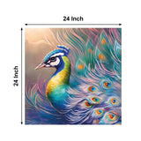 Beautiful Peacock Art Canvas Painting for Home, Bedroom & Living Room