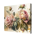 Multi Flower Wall Art Canvas Painting for Home, Bedroom & Living Room