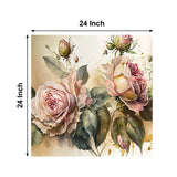 Multi Flower Wall Art Canvas Painting for Home, Bedroom & Living Room