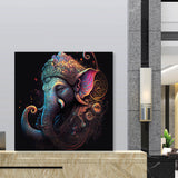 Multi Ganesh ji Canvas Painting for Home, Bedroom & Living Room
