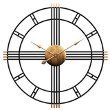 Metal Iron Work Wall Clock
