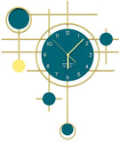 Blue Antique Wall Clock