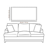 Graceful Vastu 7 Running Horse Acrylic Wall Painting – Calm Horse Canvas Wall Art