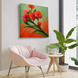Flower Mosaic Intricate Wall Art