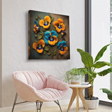Sunset Petals Warm Flower Wall Decor