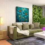 Garden Oasis Serene Flower Wall Decor