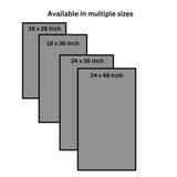 Vintage Abstract Floral Canvas Floating Framed Wall Painting