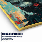 Geometric Abstract Jesus Decorative Cotton Canvas Wall Painting