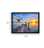 Beautiful Scenery Printed Analog MDF Modern Wall Clock