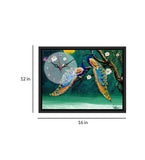 Peacock Printed Analog MDF Modern Wall Clock