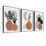 Boho Framed Painting Modern Art Abstract Wall decoration Wall Art Set of 3