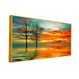 Sunset Scenery Canvas Painting