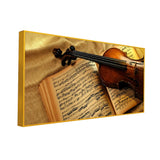 Villon with Music Notes Canvas Big Panoramic Wall Painting