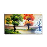 Beautiful Nature Scenery Canvas Wall Painting Big Panoramic