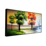 Beautiful Nature Scenery Canvas Wall Painting Big Panoramic