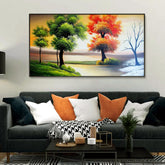 Beautiful Nature Scenery Canvas Wall Painting Big Panoramic
