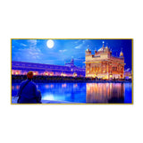 Sikh Golden Temple Scenery Canvas Wall Painting Big Panoramic