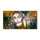 Beautiful Krishna Canvas Wall Painting