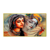 Spiritual Krishna Mirabai Eternal Love Canvas Wall Painting