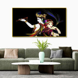 Radha Krishna Spiritual Canvas Wall Painting