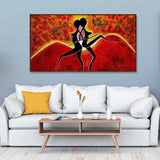 Beautiful Large Dancing Girls Modern Art Canvas Printed Painting