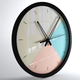 Pastel Mosaic Big Designer Wall Clock