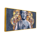 Beautiful Peaceful Buddha Canvas Wall Painting