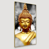Beautiful Golden Buddha Canvas Printed Spiritual Wall Painting