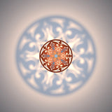 Round Designer Ceiling Shadow Lamp
