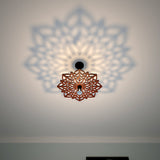 Flower Ceiling Shadow Light