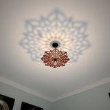 Flower Ceiling Shadow Light