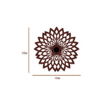 Geometric Flower Design Creative Shadow Lamp