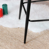 Luxurious Comfy Grey Velvet Counter Bar Chair / Long Chair