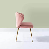 Pink Velvet Tufted Luxury Lounge Chair