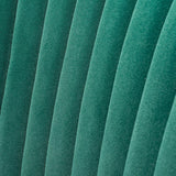 Classic Curved Back Teal Velvet Lounch Chair