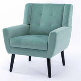 Urban Teal Super Soft Velvet Armchair